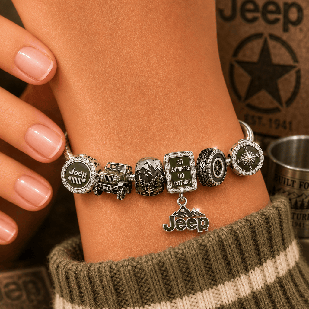 JEP Sliver Charm Bracelet Set NHVH
