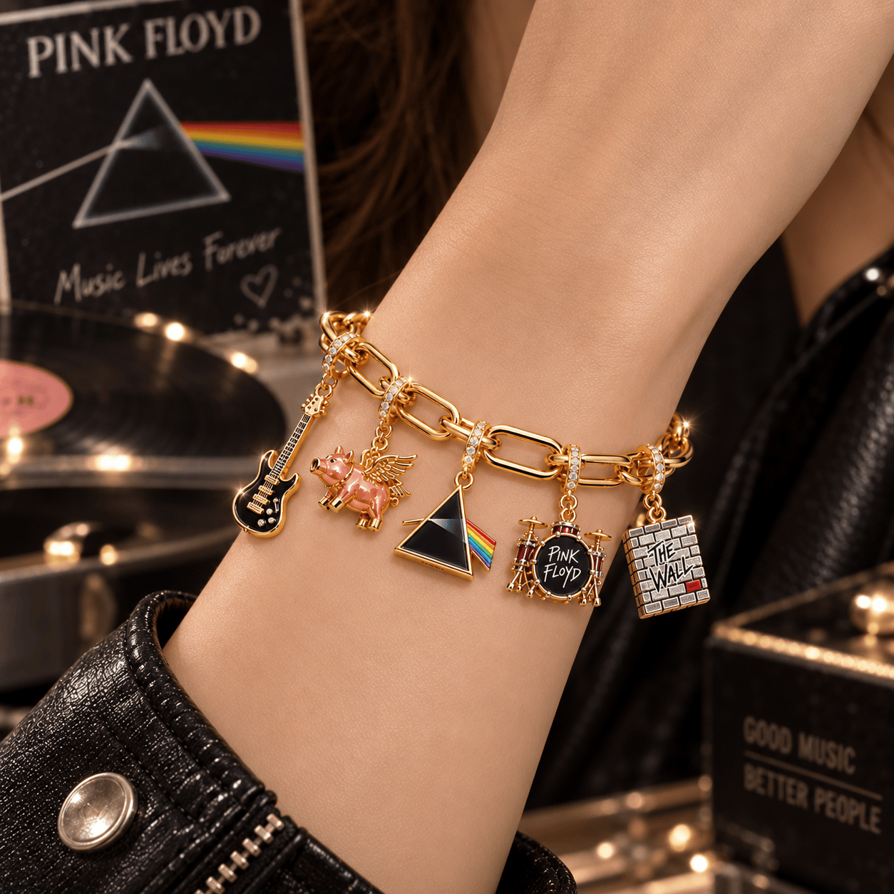 PKFL Gold Charm Bracelet Set BMD