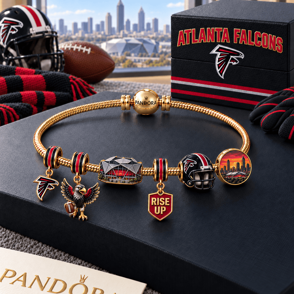 ATF Gold Charm Bracelet Set HQH