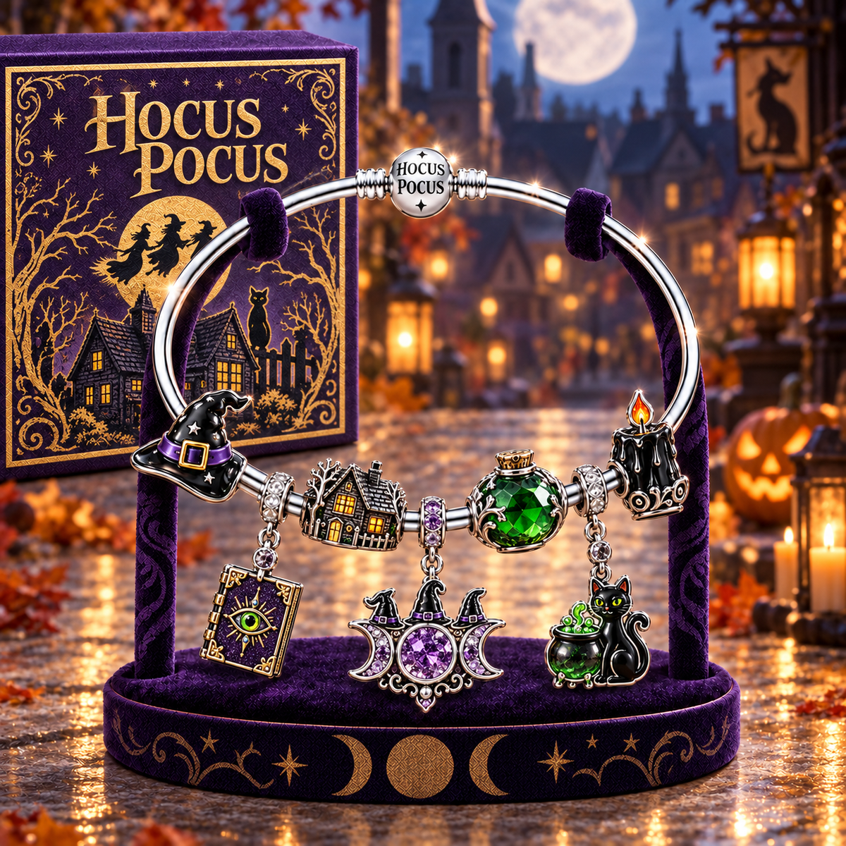 HCPC Silver Charm Bracelet Set TMH