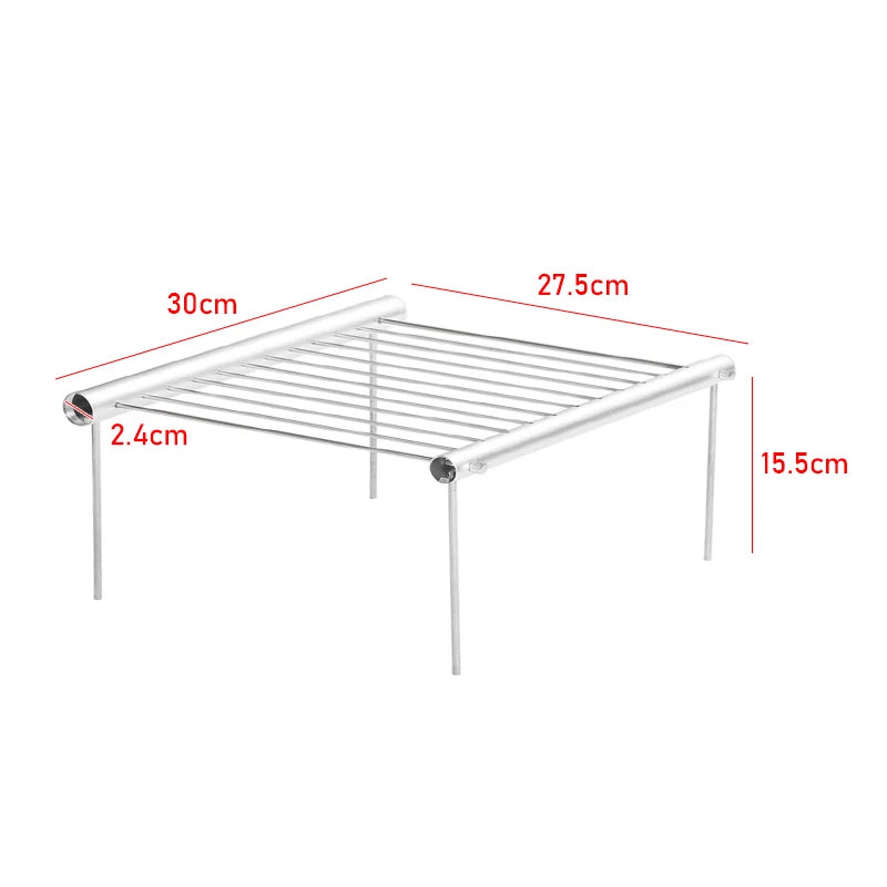 Portable Stainless Steel BBQ Grill Folding BBQ Grill Mini Pocket BBQ Grill Barbecue Accessories For Home Park Use